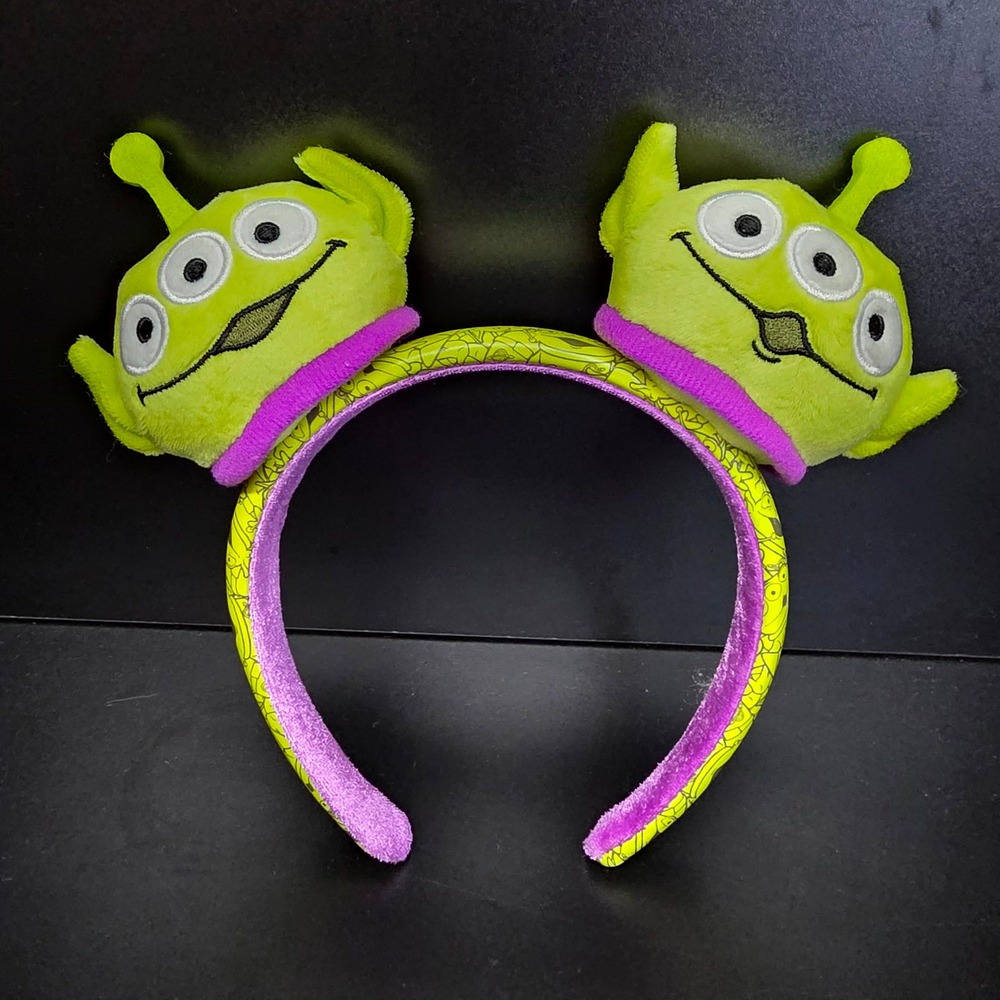 Disney Toy Story Alien Headband Unisex OS Green Plush Pixar Costume Accessory